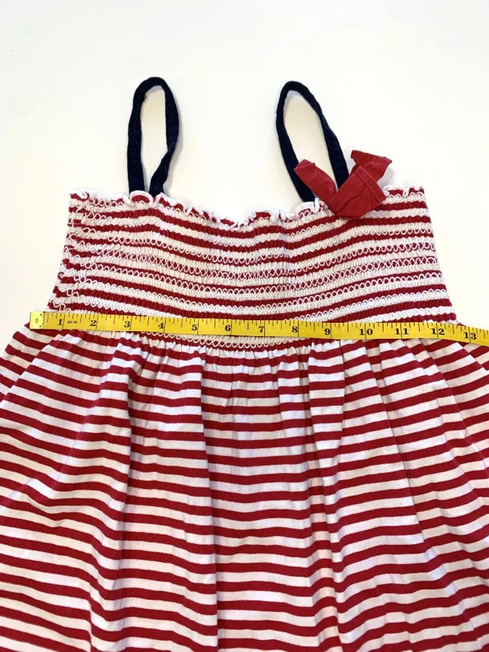 2 Girl Dresses Red White & Blue Oshkosh (12) Old Navy (14-16) Sleeveless
